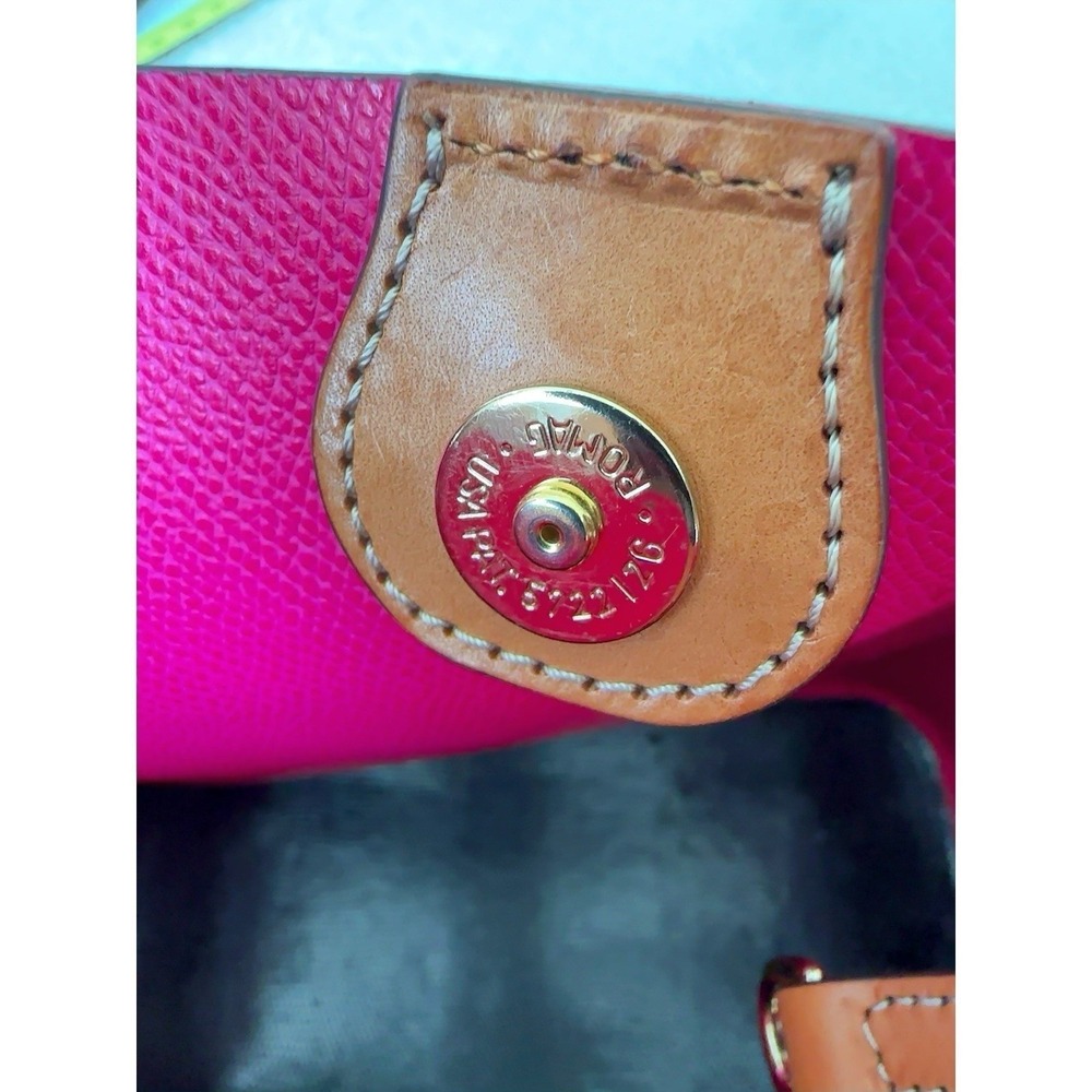 Dooney & Bourke Grain Large Barlow Satchel In Black Pebbled Leather - Picture 10 of 14